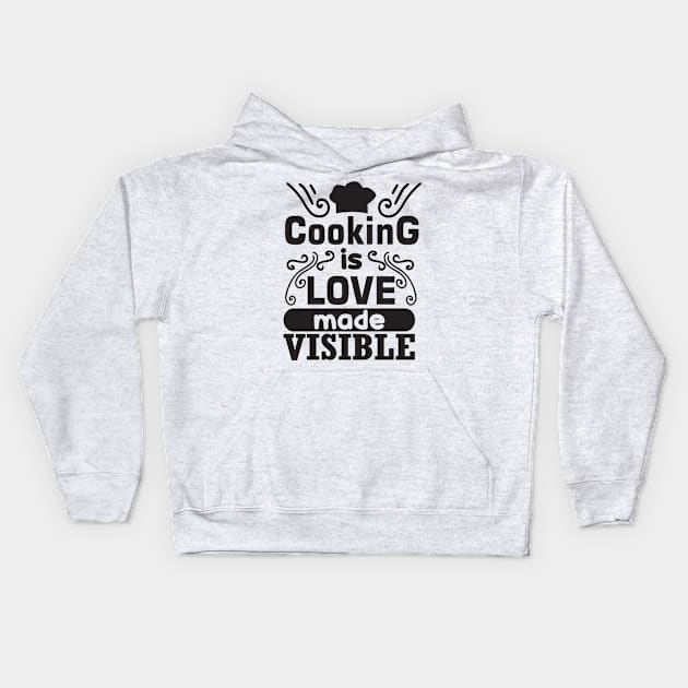 Cooking Kids Hoodie by Wanda City